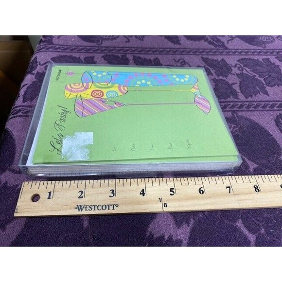 On a Whim by Inviting Company for Target Let's Party 12 Invitations & Envelopes - Picture 4 of 5